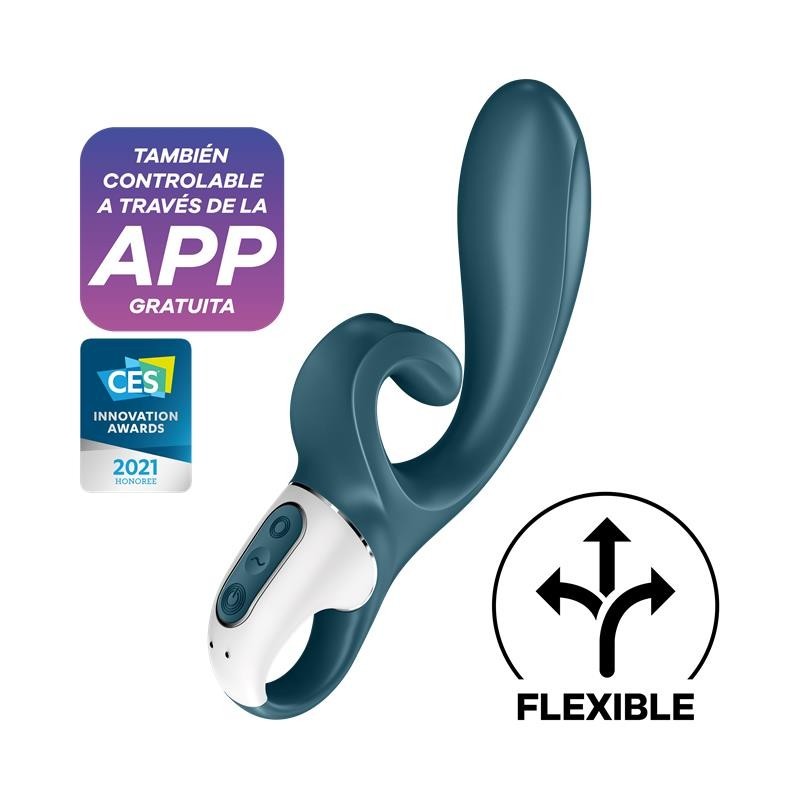 Vibrador Hug Me con APP Satisfyer Connect Grayblue Vibrador Hug Me con APP Satisfyer Connect Grayblue