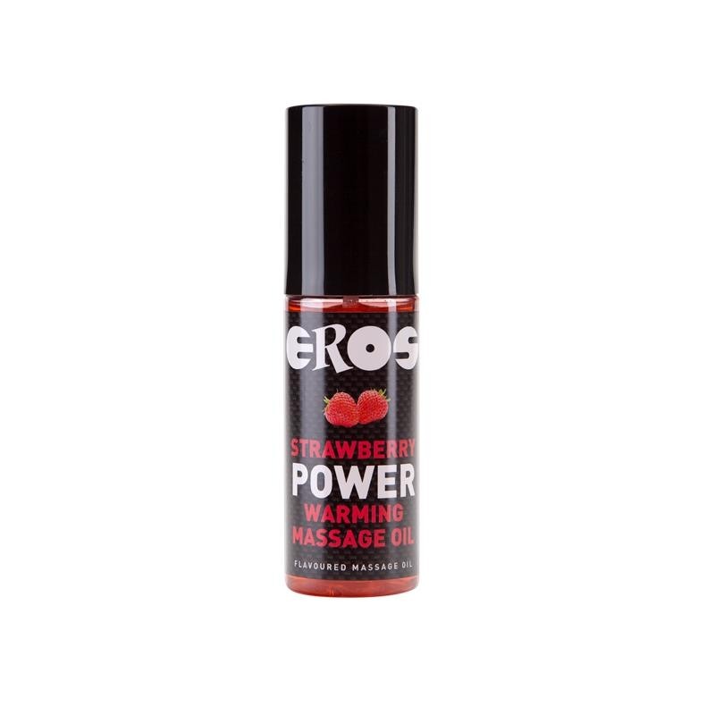 Aceite de Masaje Efecto Calor Fresa Power 100 ml Aceite de Masaje Efecto Calor Fresa Power 100 ml