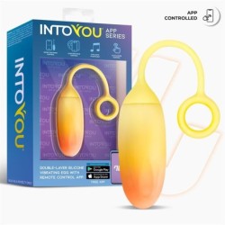 Huevo con APP Silicona Doble Capa Amarillo/Naranja