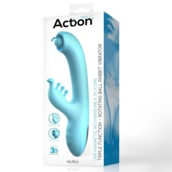 Murly Soft Massaging Ball 360 con Vibración Doble - 3 Motores